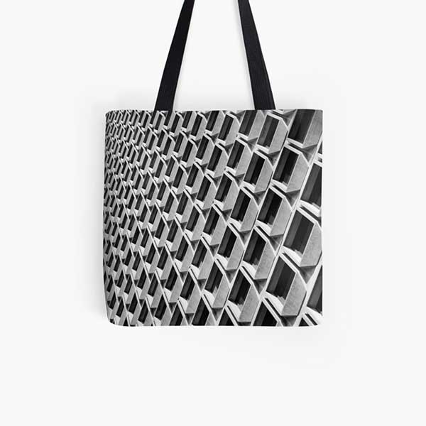 Transamerica Pyramid Abstract Tote Bag