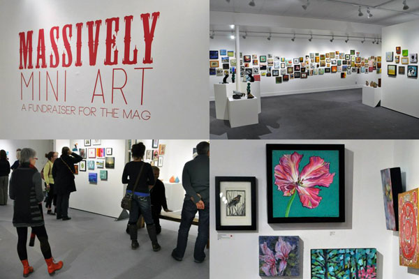2013 Massively Mini Art Show at the Metchosin Art Gallery